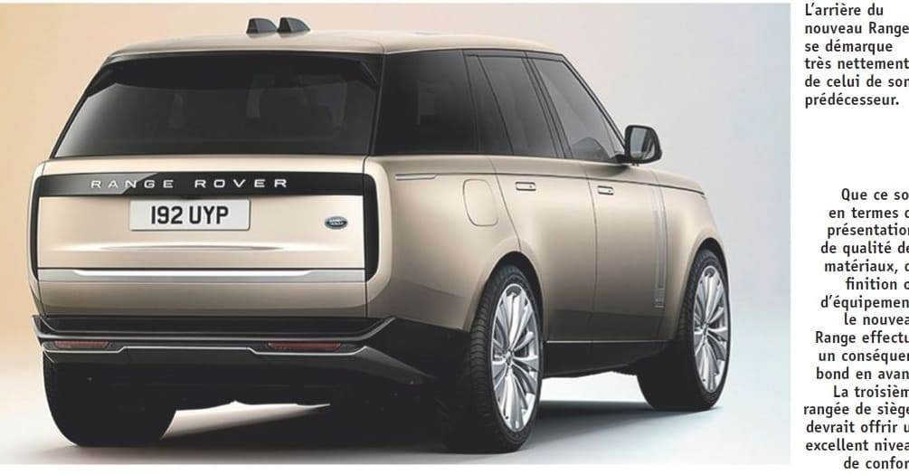 Новое поколение Range Rover рассекретили за неделю до премьеры